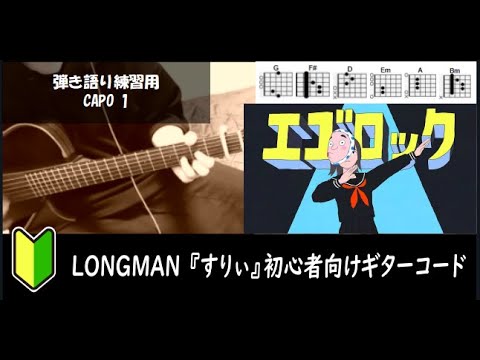 すりぃ『エゴロック』ギターコード【弾き語り/サビ練習用/歌詞】