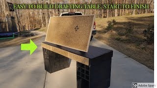 DIY Drafting table #draftingtable #plywoodproject #woodworking