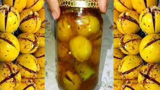 طريقة عمل الليمون المعصفر