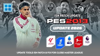 600MB!! PES 2013 Update ISN Patch 31 Maret 2026 Winlator Android Fix Master League Forclose &amp; Tools 