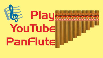 🎼 YouTube Pan Flute, Play with Computer Keyboard Number Keys ⌨