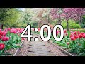 4 minutes timer with music  spring timer