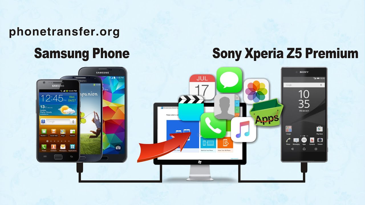 Transfer From Sony To Samsung Phone