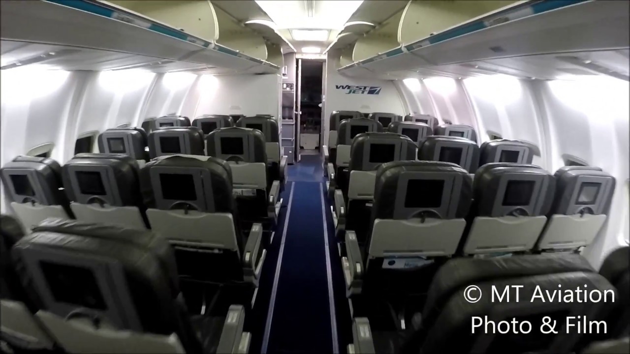 West Jet 737 600 Cabin Tour Youtube