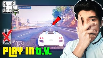 I Played GTA 5 on *TV  | without PC & PS5 100% working.