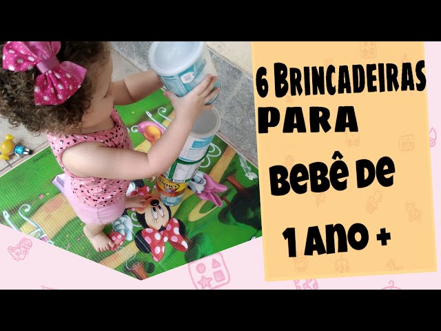 Principais atividades para os bebês de 1 ano