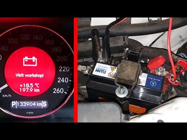 Mercedes W211. Error 9092 Additional Battery Sbc Systems / Why Does Not Work Sbc Hold, Sbc Stop - Youtube