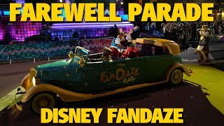 Fandaze Farewell Character Parade Disney Fandaze Disneyland Paris