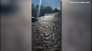 Raw Video: NW Calgary Water Main Break