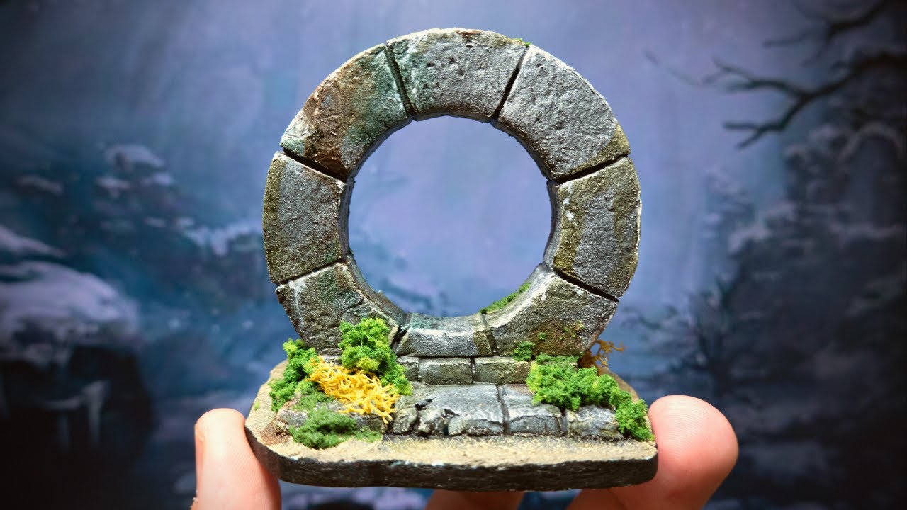 PORTAL MAGICO de PIEDRA Diorama - Escenografía Rol y wargames