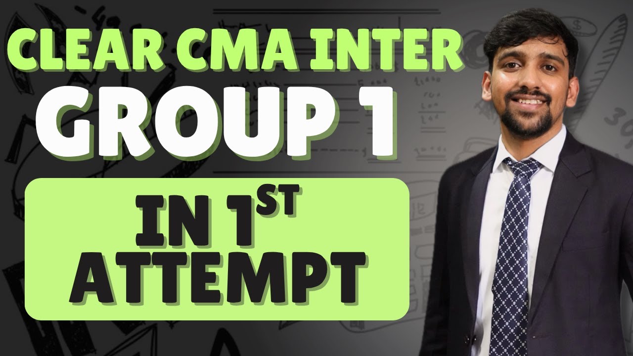 Clear CMA Inter in 1st Attempt with this strategy - YouTube