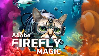 Create awesome artworks with Adobe Firefly. The new revolutionary AI tool for creators!