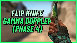 ★ Flip Knife Gamma Doppler (Phase 4) | CSGO Knife Showcase