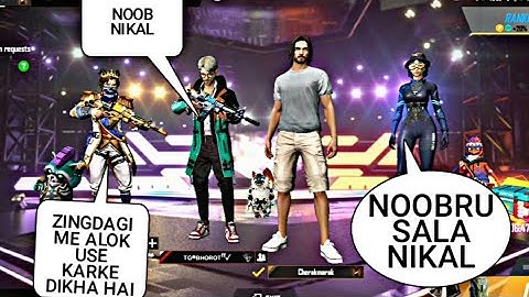 Random Players Call Me Noob 🤬 And I Challenge 1 vs 3 😂 || Free Fire Noob Prank ||#Badge99