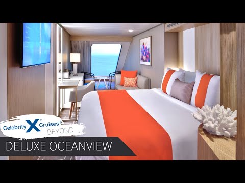 Celebrity Beyond Deluxe Oceanview Stateroom walkthrough tour