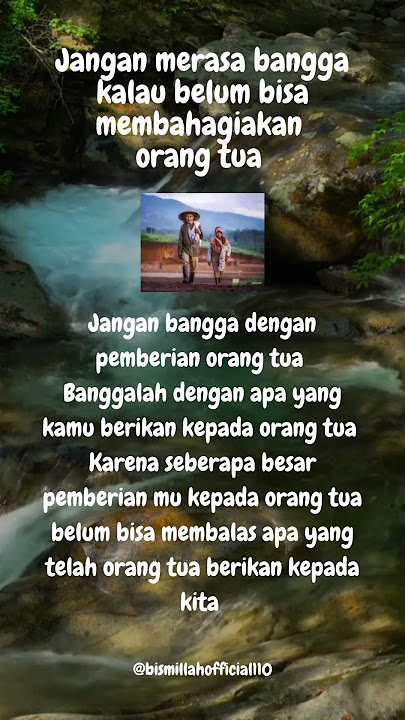 Jangan merasa bangga kalau belum bisa membahagiakan orang tua #shorts