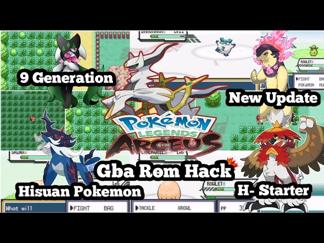 New Update] Pokemon Legend Arceus gba Rom hack 
