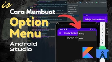 Tutorial Option Menu Android Studio | Belajar Navigation Android