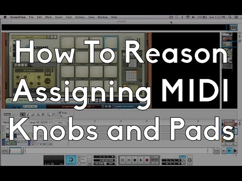 Propellerheads Reason - Use MIDI - Assigning Your Knobs to Specific Parameters