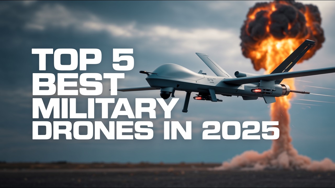 🔝 Top 5 Best Military Drones in 2025 | UCAV Showdown 🛡️💥 - YouTube