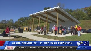 Grand opening of I.C. King Park expansion