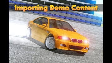 Unity Realistic Car Controller Pro | Installing Demo Content