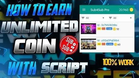 how to get unlimited coins in sub4sub pro | sub4sub coin adder script | sub4sub script | 100% work