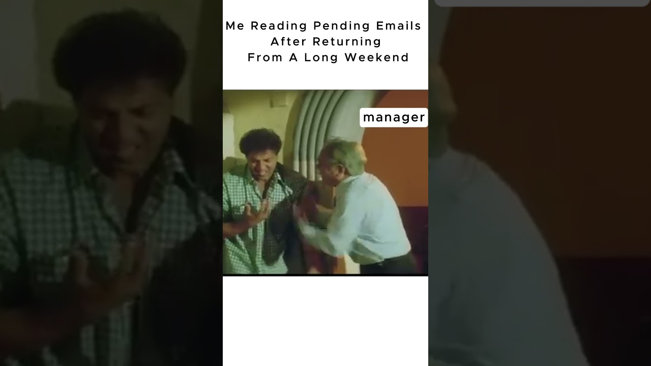 Inbox vs Me after a long weekend 😅📧