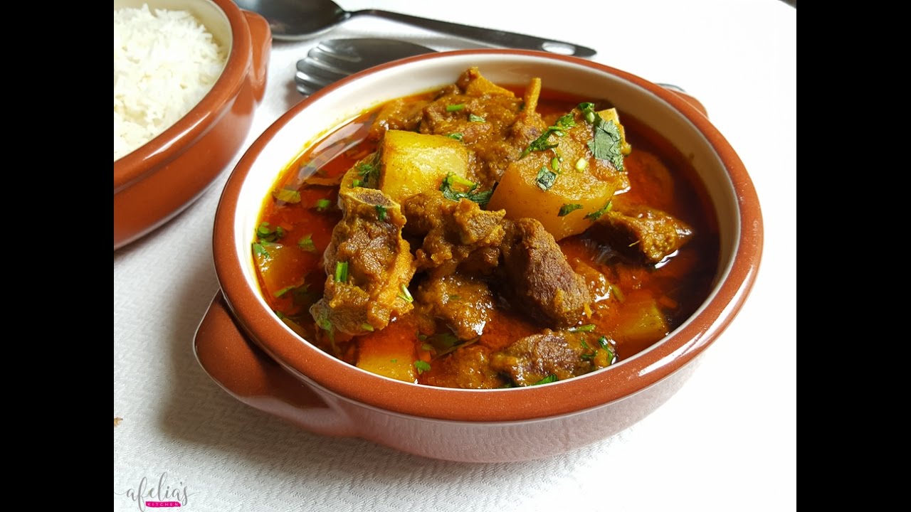Gosht & Mula Curry (Lamb & White Radish) Afelia's Kitchen YouTube
