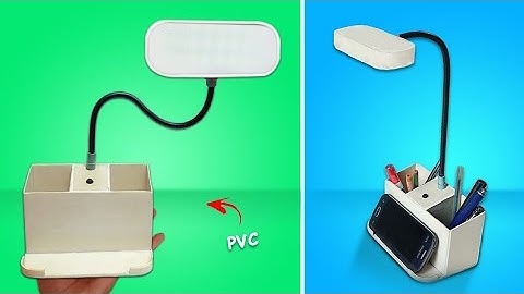 How to make a Table lamp at home | lamp| flexible table lamp| diy lamp | homemade light | pvc lamp