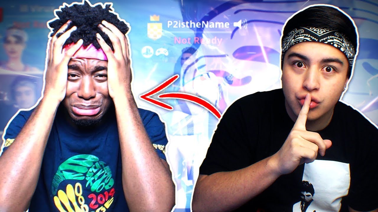 TROLLING a *FAMOUS* YouTuber on Fortnite!