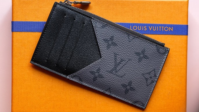 Louis Vuitton Blue Taurillon Leather Slender Wallet M80590 w