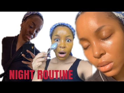 DO THIS AT NIGHT AND GET RID OF PIMPLES| ACNE|BAD SKIN TEXTURE & BLACK HEADS USING THIS METHOD