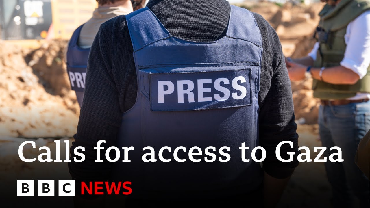 Journalists have requested access to Gaza in an open letter  BBC News