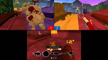 Screencheat 3 player deathmatch