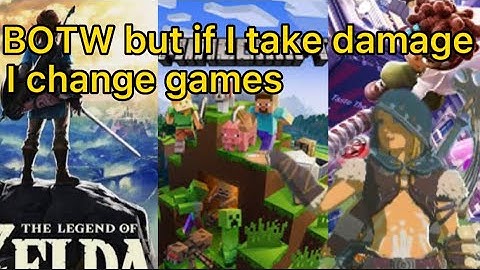 Breath of the wild but if I take damage i switch games!