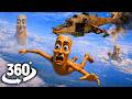 Tung Tung Tung Sahur SKYDIVING ! | 360° VR Animation