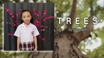 Poem: TREES by Harry Benh