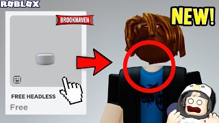 AKU MENEMUKAN HEADLESS PALSU GRATIS TERBAIK DI ROBLOX Brookhaven  (2024)