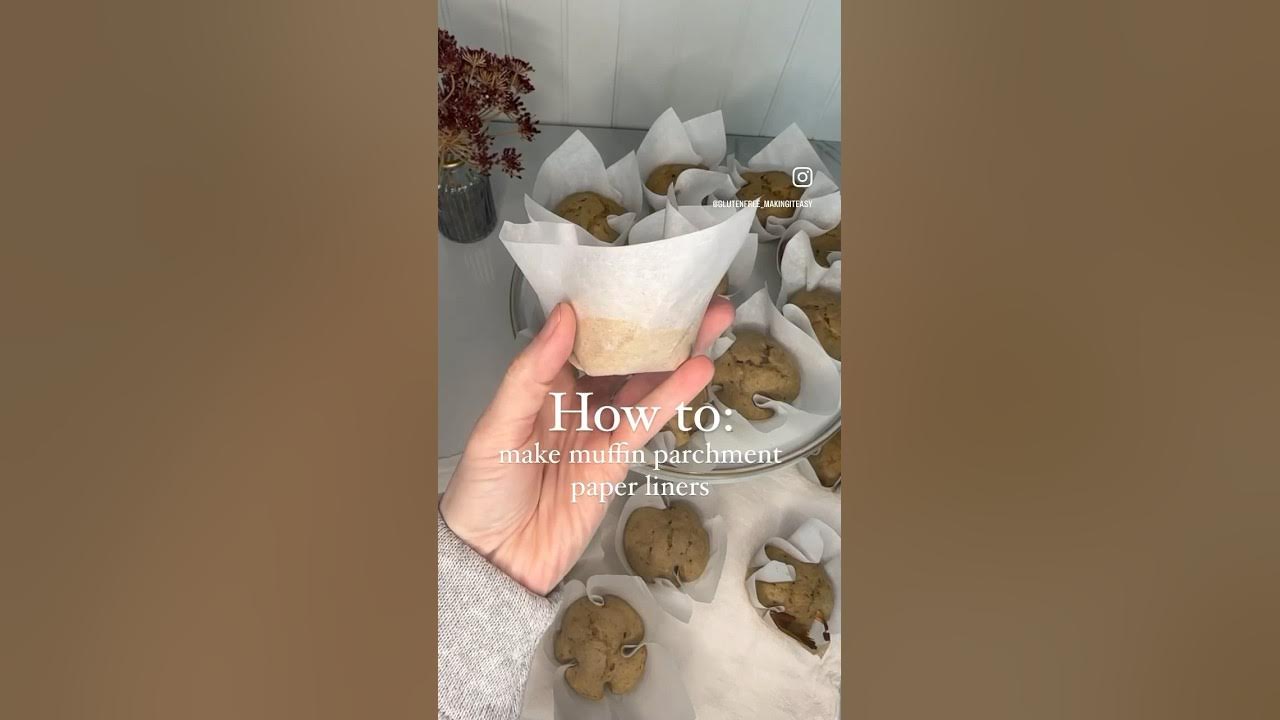 How to Make Muffin Liners out of Parchment Paper (with Video!) - Sugar Spun  Run