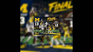 2026 Michigan Football - Michigan 13 Western Michigan 12 - Flirting with Disaster