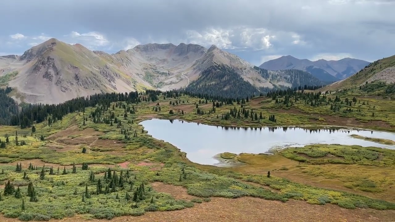 Day 32 on the Colorado Trail Mid-Day Mountain View