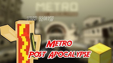 Minecraft Adventure Map Metro Post Apocalypse (Part 5)