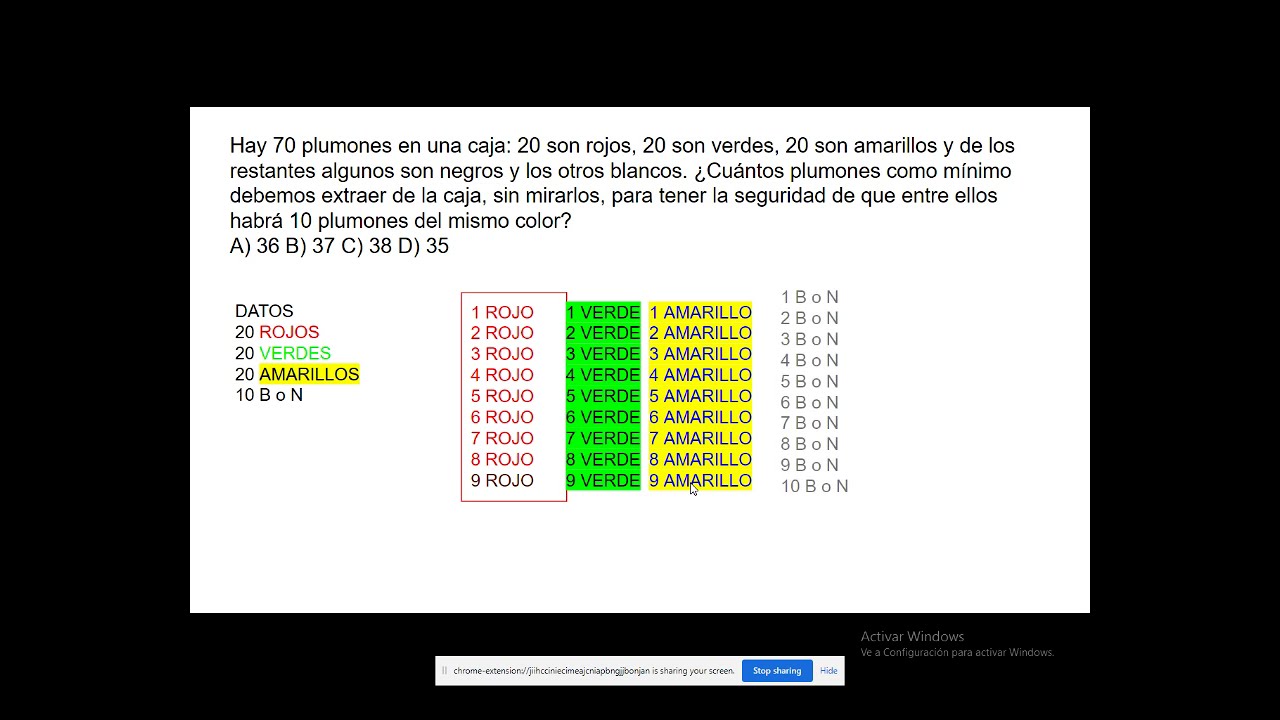 EJERCICIO DE RAZONAMIENTO MATEMATICO 001 - YouTube
