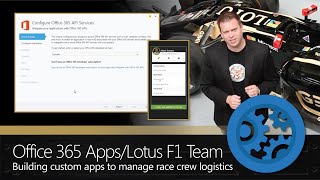 Building custom Office 365 apps to manage Lotus F1 Team race crew logistics. screenshot 1