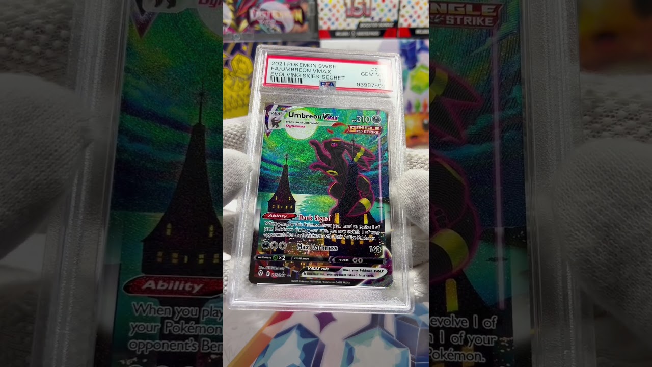 Umbreon Vmax (Moonbreon) PSA 10 - Evolving Skies