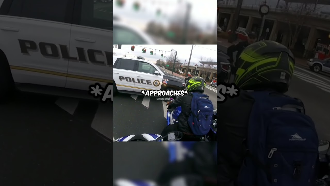 Biker Gets Pulled Over