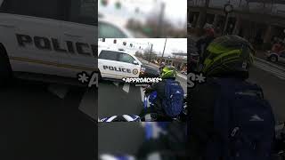 Biker Gets Pulled Over