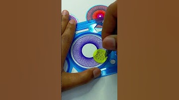 Hypnotic Purple & Green Spirograph Drawing #shorts  #spirograph #drawingshorts #artshorts #art