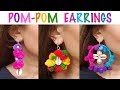 How To Make Pom Pom Earrings | DIY Navratri Jewellery | Kreena Desai